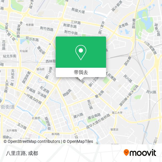 八里庄路地图