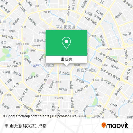 申通快递(锦兴路)地图