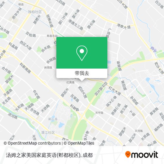 汤姆之家美国家庭英语(郫都校区)地图