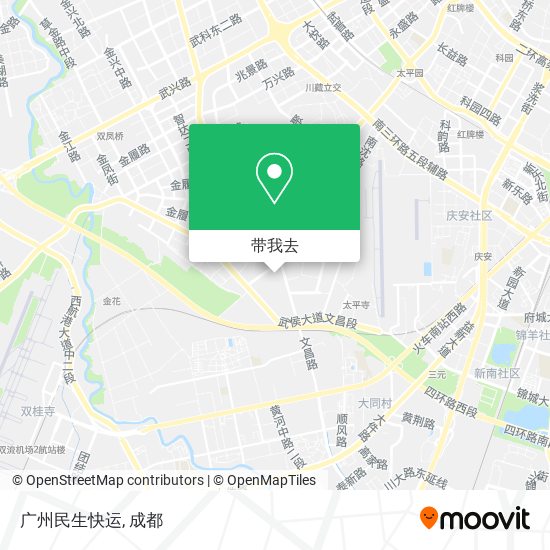 广州民生快运地图