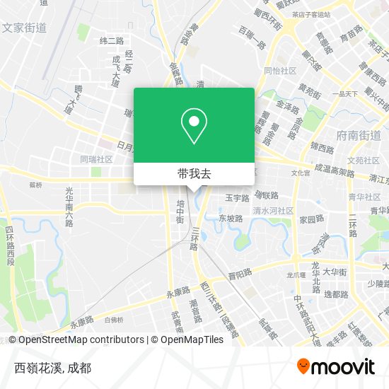 西嶺花溪地图
