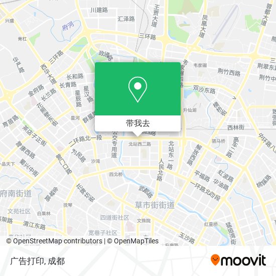 广告打印地图