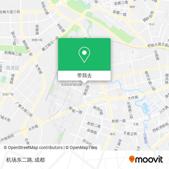机场东二路地图