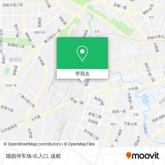 随园停车场-出入口地图