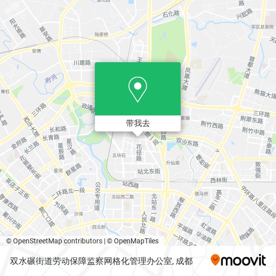 双水碾街道劳动保障监察网格化管理办公室地图
