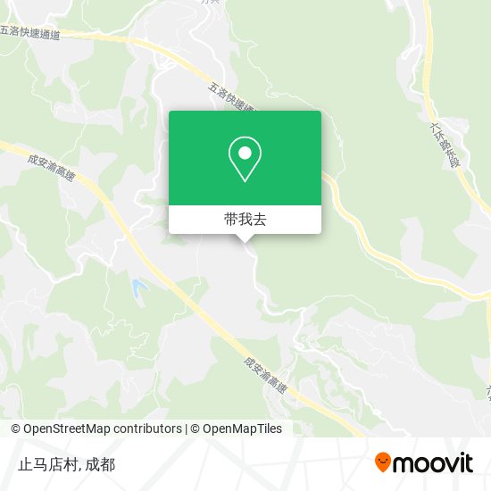 止马店村地图