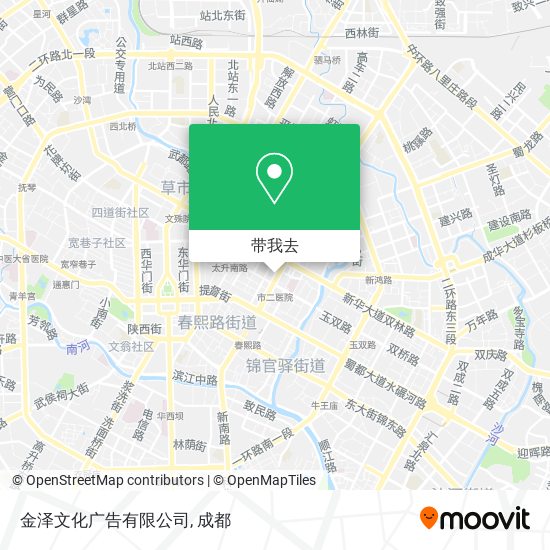 金泽文化广告有限公司地图