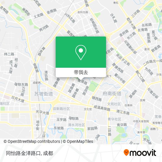 同怡路金泽路口地图
