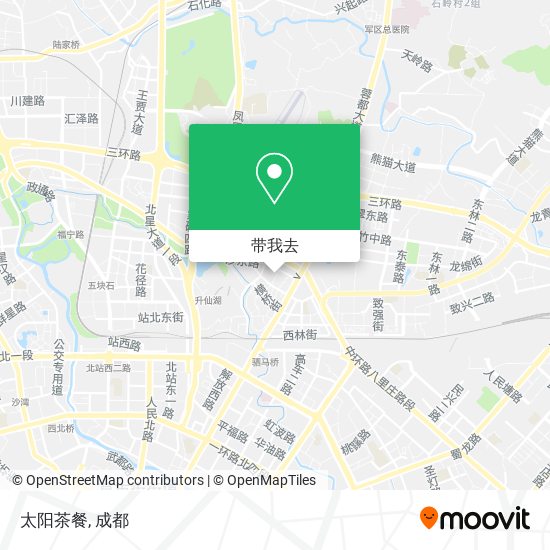 太阳茶餐地图