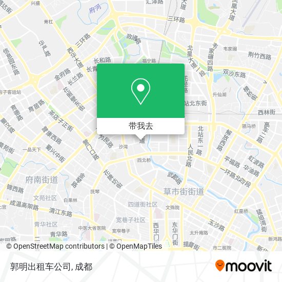 郭明出租车公司地图