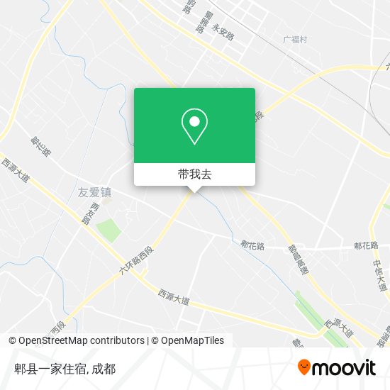 郫县一家住宿地图