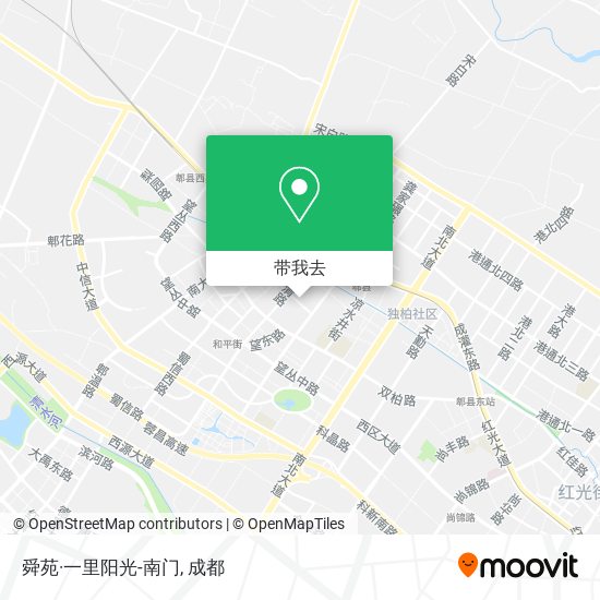 舜苑·一里阳光-南门地图