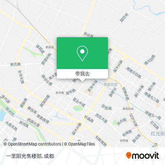 一里阳光售楼部地图
