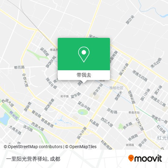 一里阳光营养驿站地图