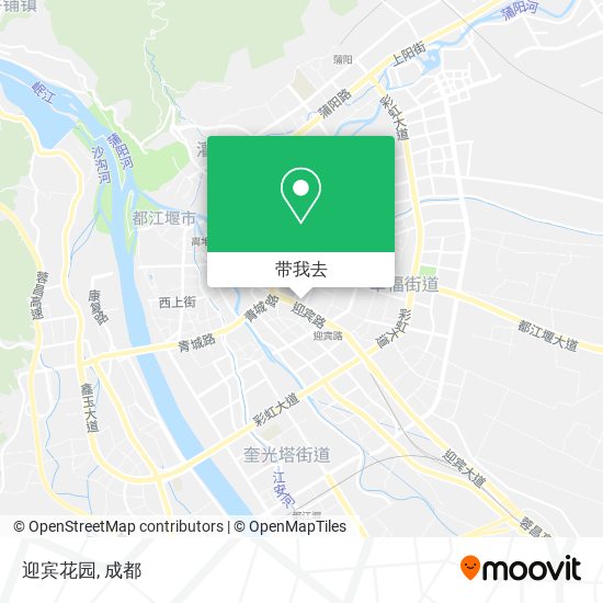 迎宾花园地图