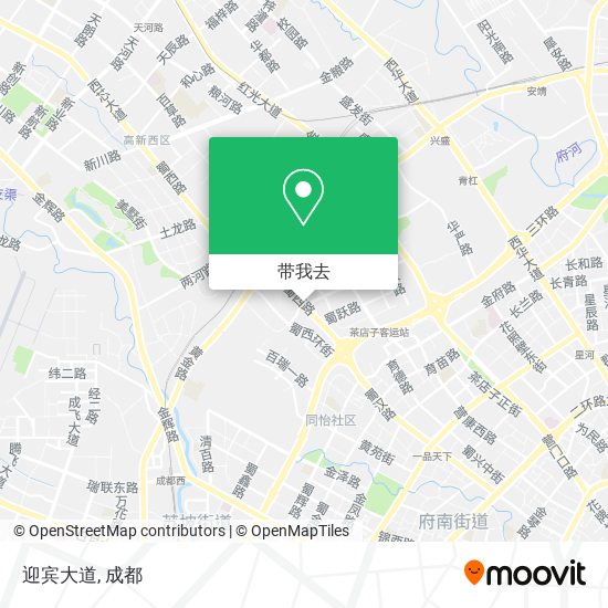 迎宾大道地图