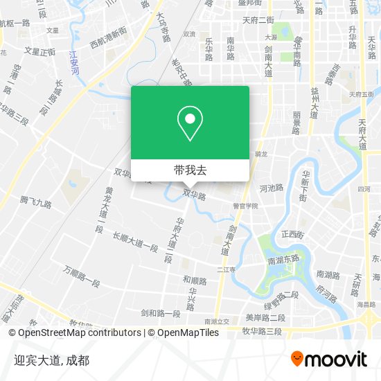 迎宾大道地图