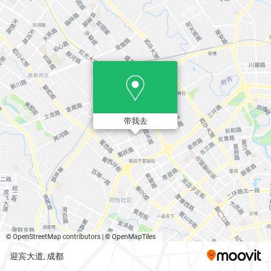 迎宾大道地图