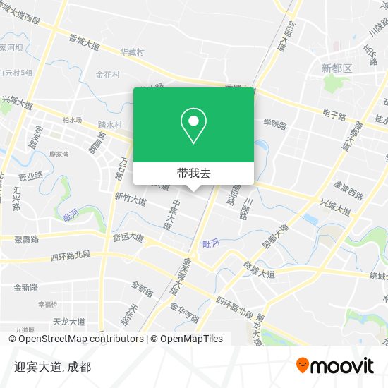 迎宾大道地图