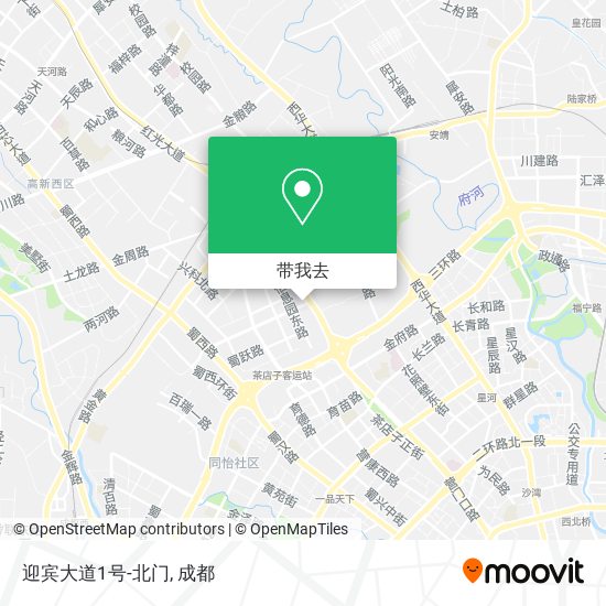 迎宾大道1号-北门地图
