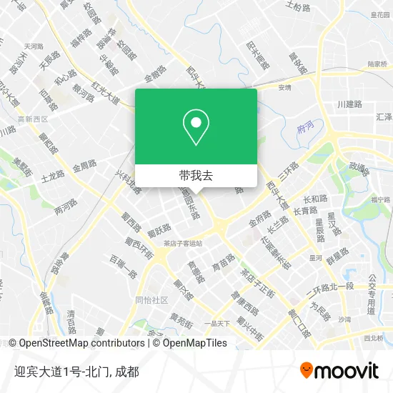 迎宾大道1号-北门地图