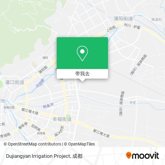 Dujiangyan Irrigation Project地图