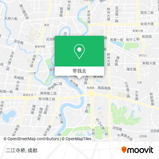 二江寺桥地图