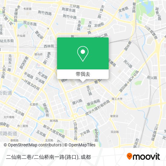 二仙南二巷/二仙桥南一路(路口)地图