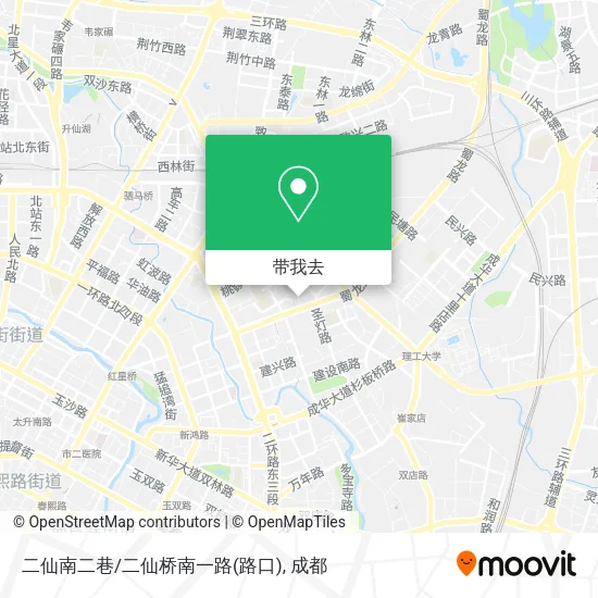 二仙南二巷/二仙桥南一路(路口)地图