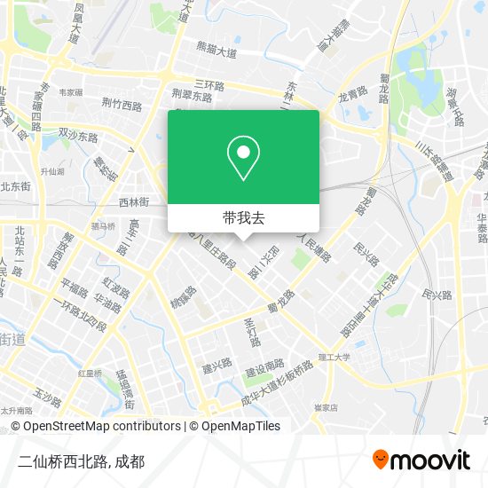 二仙桥西北路地图