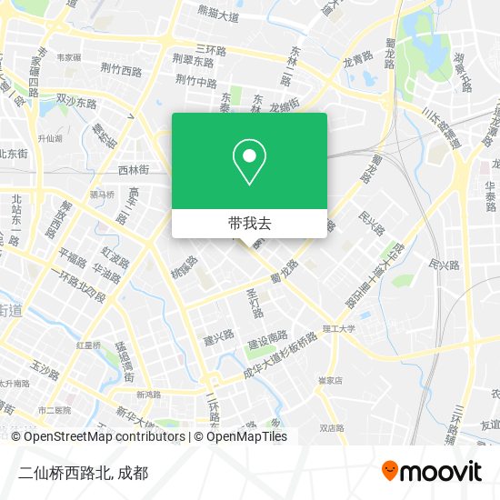 二仙桥西路北地图