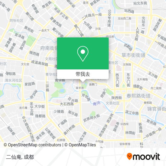 二仙庵地图