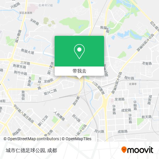 城市仁德足球公园地图