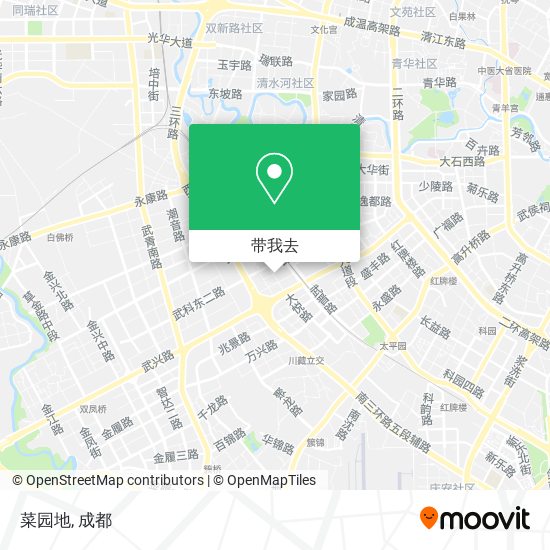 菜园地地图