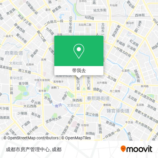 成都市房产管理中心地图