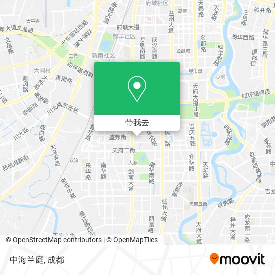 中海兰庭地图