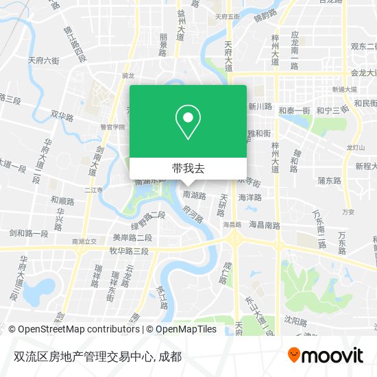 双流区房地产管理交易中心地图