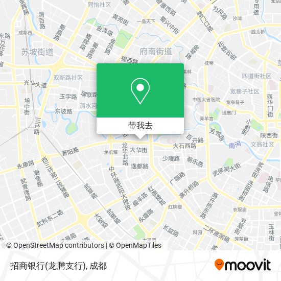 招商银行(龙腾支行)地图