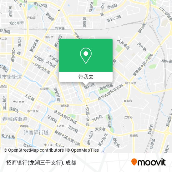 招商银行(龙湖三千支行)地图