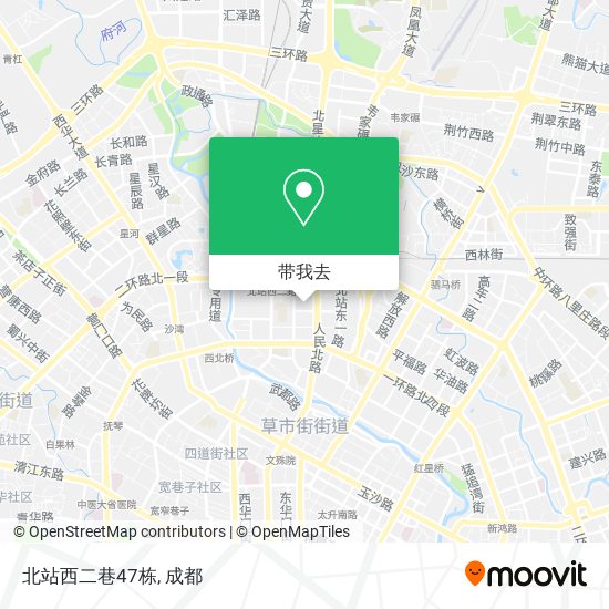 北站西二巷47栋地图