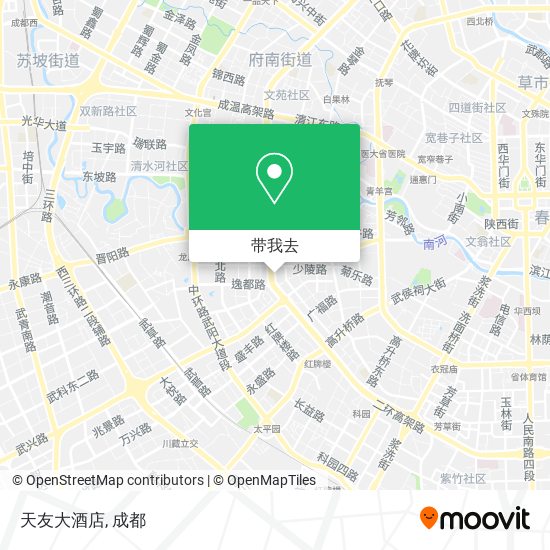 天友大酒店地图
