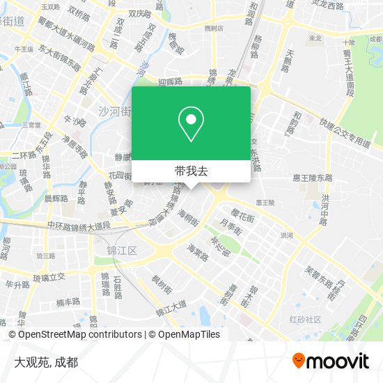 大观苑地图