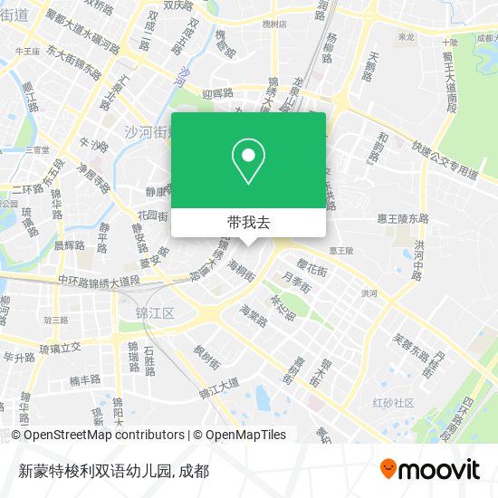 新蒙特梭利双语幼儿园地图