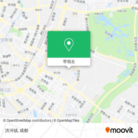 洪河镇地图