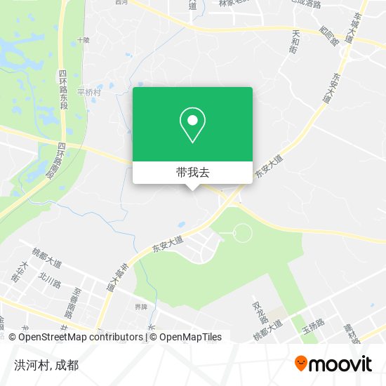 洪河村地图