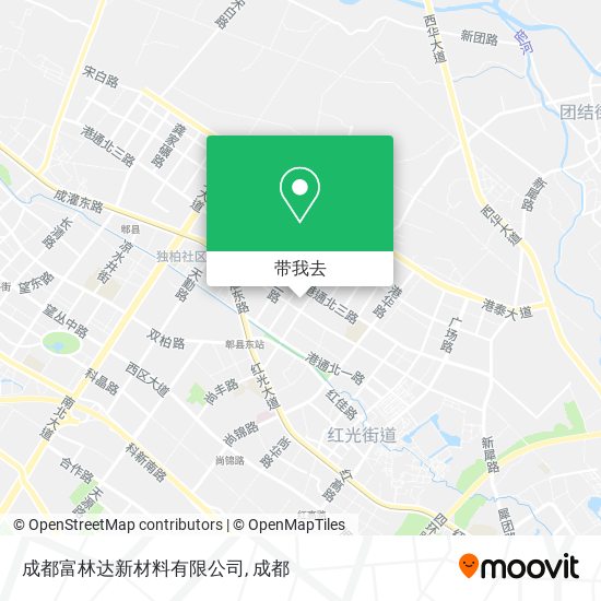 成都富林达新材料有限公司地图