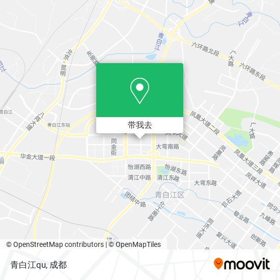 青白江qu地图