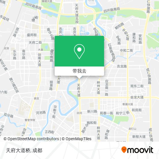天府大道桥地图