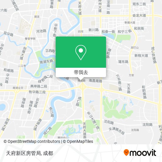 天府新区房管局地图
