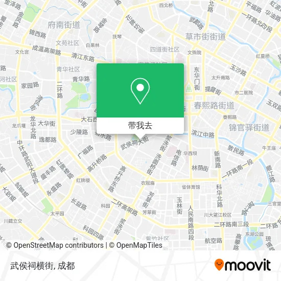 武侯祠横街地图